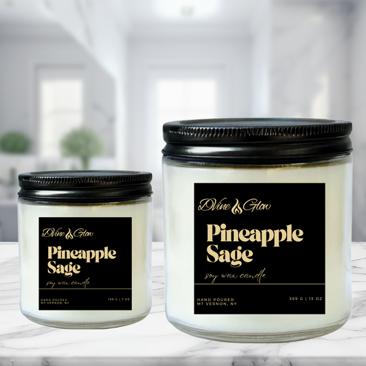 Pineapple & Sage - Tropical sweetness meets herbal serenity