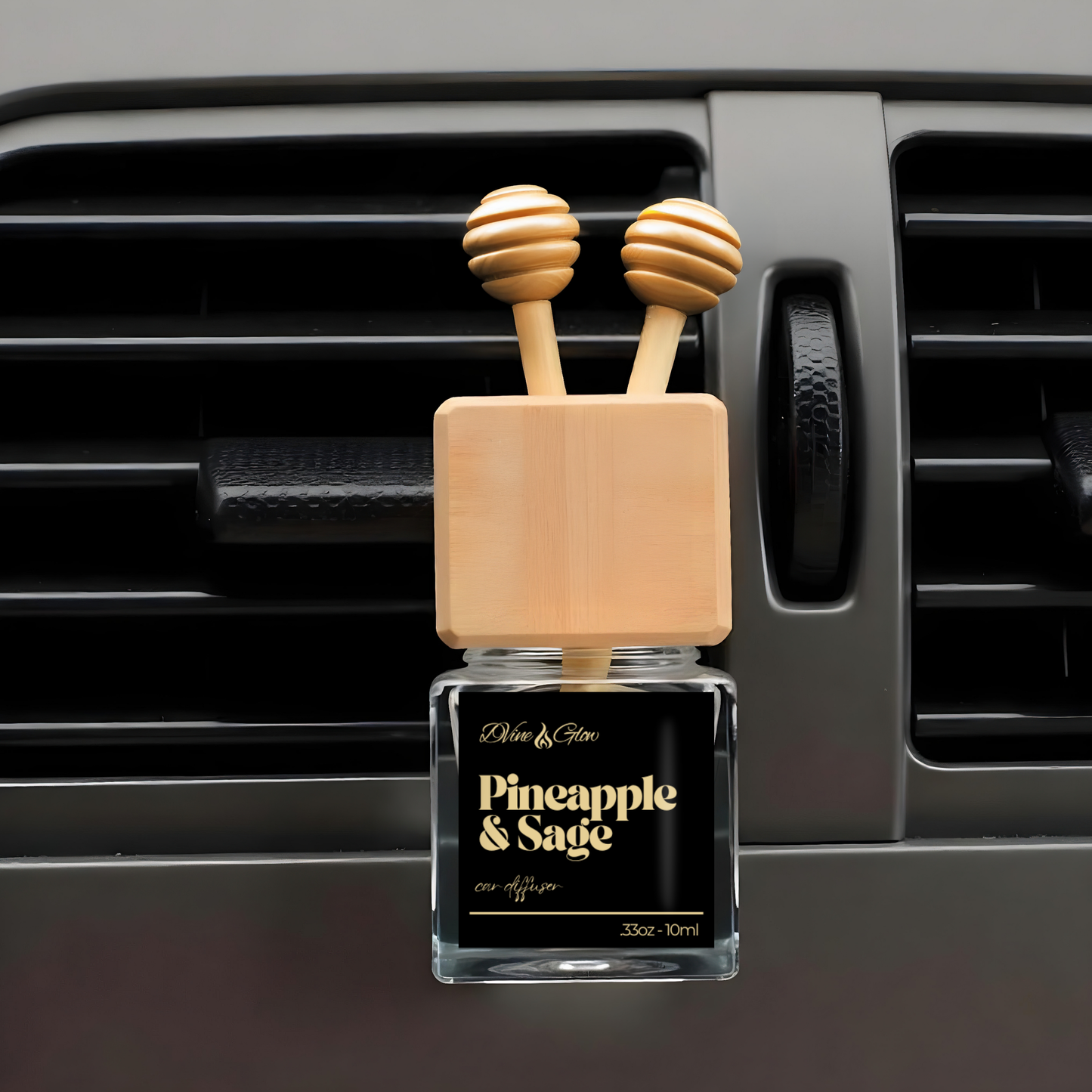 Pineapple & Sage Car Diffuser - Tropical sweetness meets herbal serenity