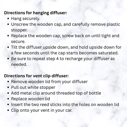 Queen of the Night Car Diffuser ~ Dark florals * Amber * Musk